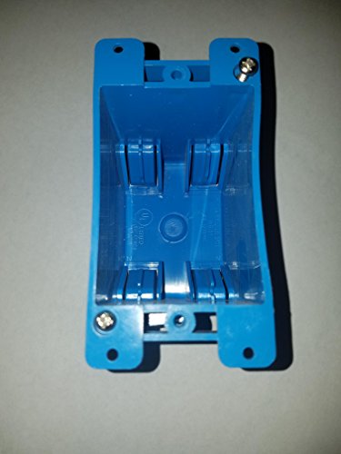 Carlon B114R-UPC Switch/Outlet Box, Blue