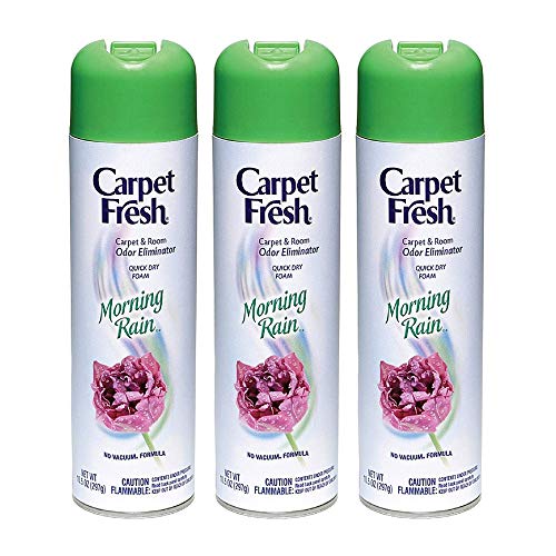 Carpet Freshener and Deodorizer Spray, Morning Rain (3 Pack)