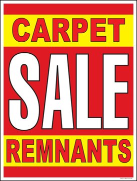 Flooring and Window Sale: Carpet Remnants Discounted