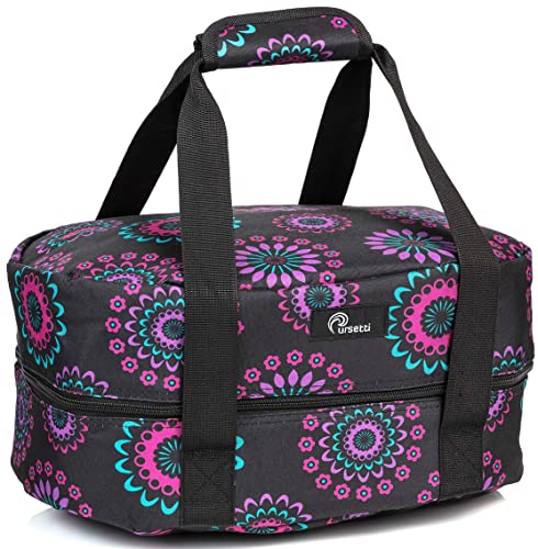 Carrying Bag for Oval and Round-Shaped Crockpots