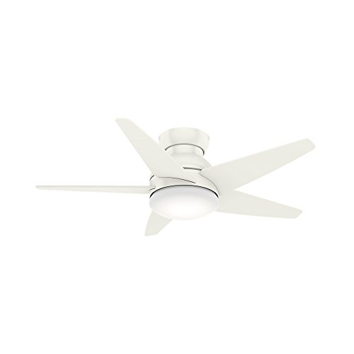 Casablanca Fan Company 59350 44" Isotope Ceiling Fan with Light with Wall Control, Small, Fresh White