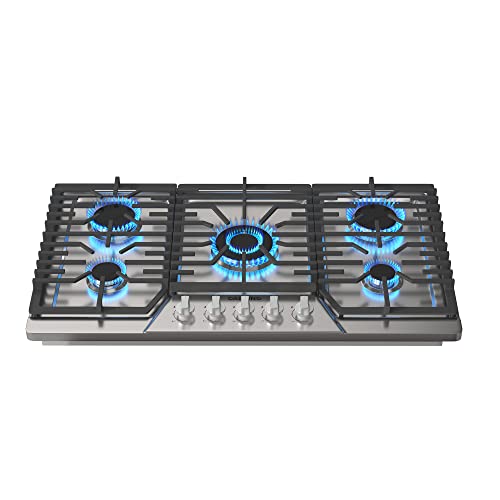 8 Superior Gas Cooktop 36 Inch For 2024 Storables   Casainc 36 Inch Gas Cooktop With 5 Power Burners 41MUNGzZBsL 