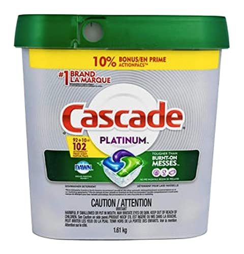 Cascade Platinum Dishwasher Detergent - 102 Count