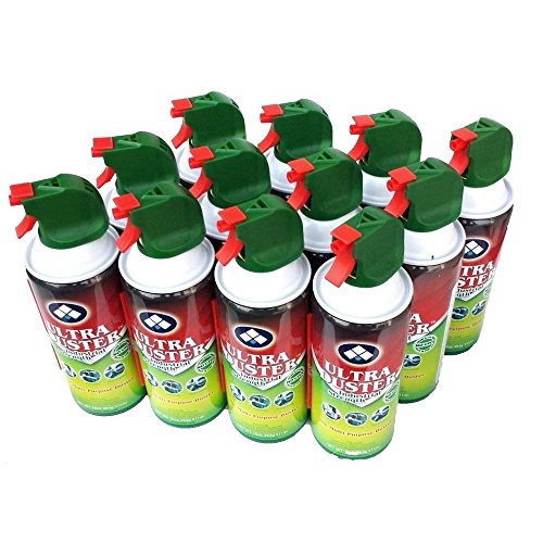 Case of 12, Ultra Duster - Multi-Purpose Canned Air Dusters 10 Oz.