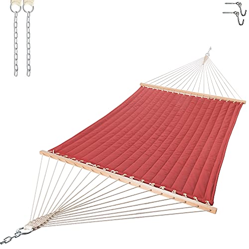 Castaway Living Large Red Polyester Quilted Hammock