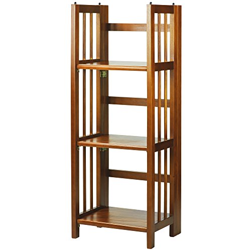 Casual Home 3-Shelf Folding Bookcase