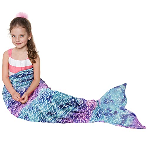 Catalonia Kids Mermaid Tail Blanket