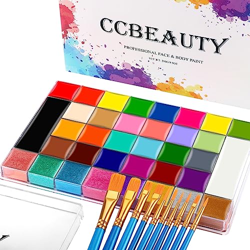 CCbeauty Professional Face Body Paint Kit