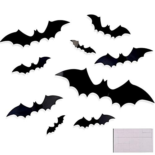 CCINEE Halloween Bat Wall Decals Stickers