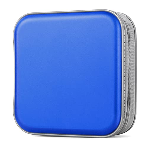 Bivisen 48 Capacity CD/DVD Storage Wallet - Blue