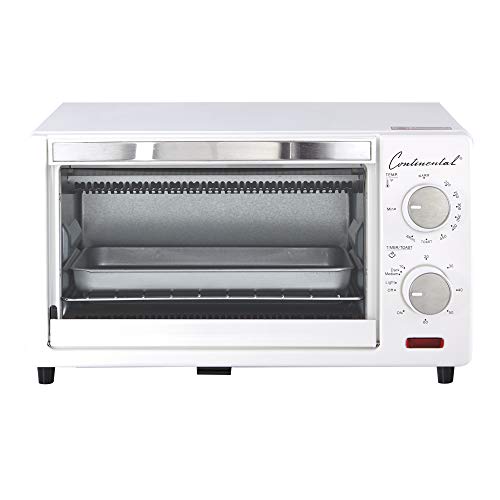CE-TO101 Toaster Oven, 4 Slice, White