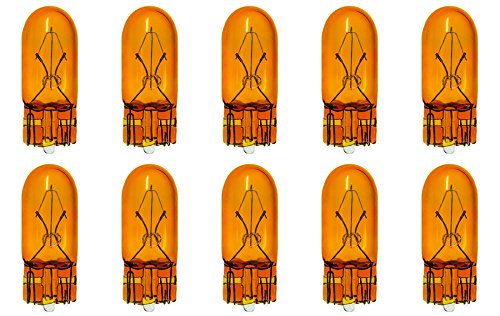 CEC Industries Amber Bulbs - T-3.25 Shape, Box of 10