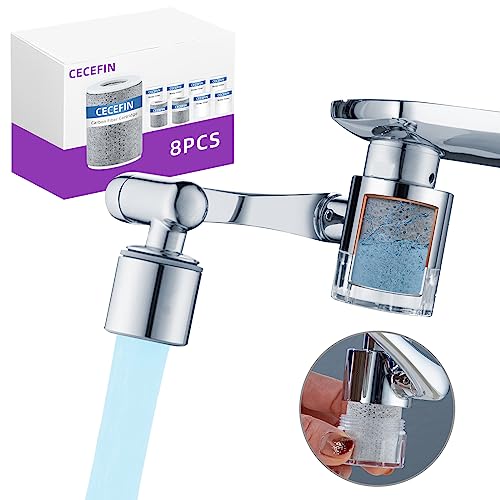 CECEFIN Filtered Faucet Aerator (8pcs) - Improve Water Quality and Convenience