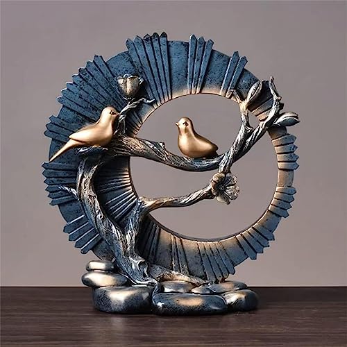 CECKQUE Blue Sculptures Home Decorations