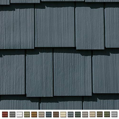 Cedar Impressions Shingle Siding (Pacific Blue)