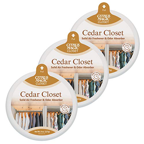 Cedar Odor Absorbing Air Freshener, 8-Ounce, Pack of 3