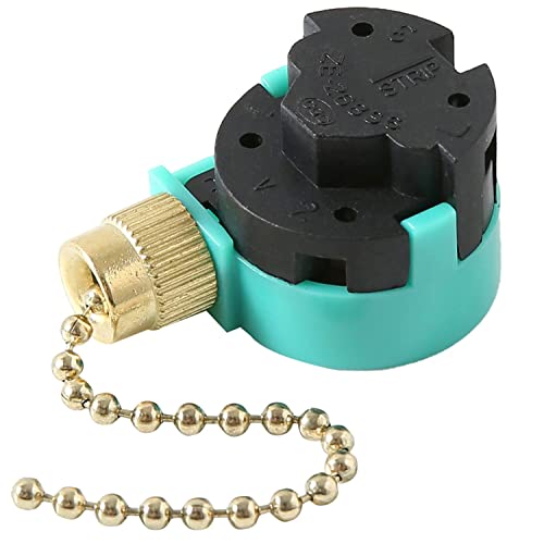 Ceiling Fan Switch 3 Speed 4 Wire Pull Chain Cord Switch