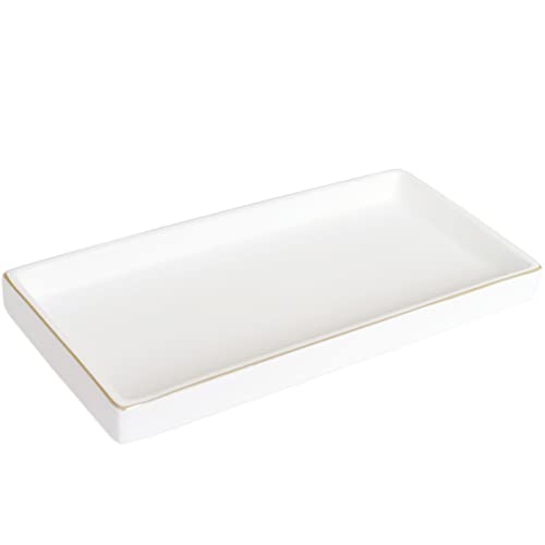 Ceramic Bathroom Tray for Countertop