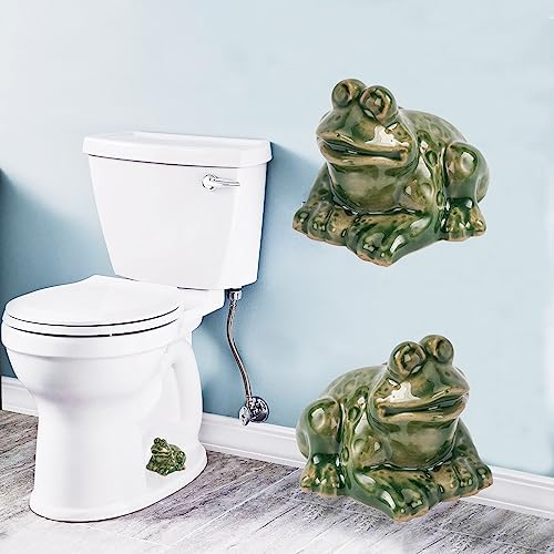 Ceramic Frog Toilet Bolt Covers