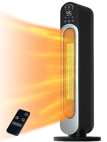 Ceramic Tower Heater with Remote