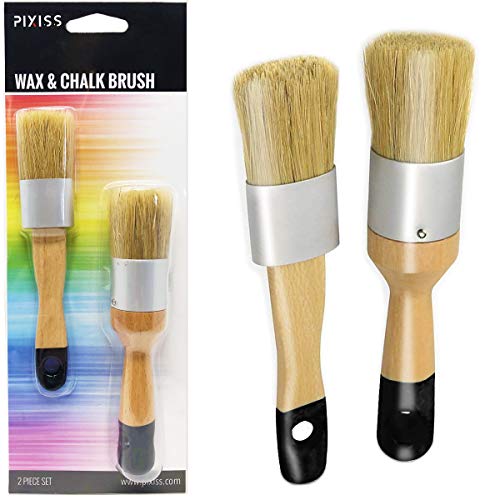 Chalk Furniture Paint Brushes - 2 Piece Set