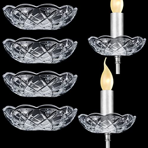 Chandelier Bobeche Parts - Crystal Clear Cups for Elegant Decor