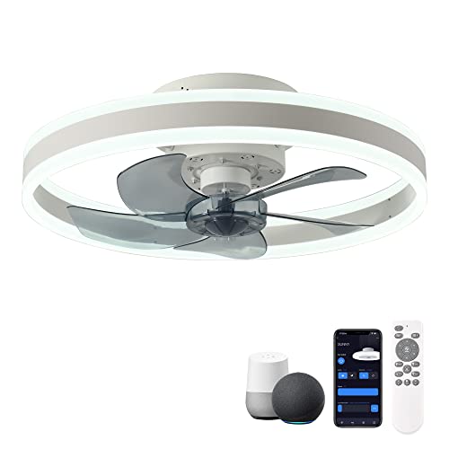 CHANFOK Smart Ceiling Fans with Lights & Voice Control