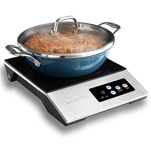 CHANGBERT 1800W Induction Cooktop: Portable Pro Chef Burner