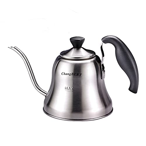 ChangBERT Coffee Kettle Pour Over Gooseneck Tea Kettle Stainless Steel Teapot