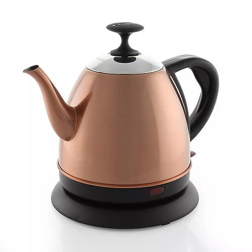 Pukomc Electric Kettle - 1.0L Hot Water Boiler - Stainless Double Wall Tea  Kettle, Auto Shut-Off and Boil-Dry Protection, 1000W