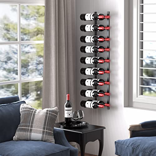CharaVector Wall-Mounted Stainless Steel Wine Rack