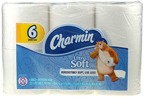 Charmin Ultra Soft Bathroom Tissue - 6 Jumbo Rolls