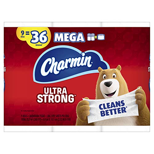 Charmin Ultra Strong 9 Mega Roll Toilet Paper