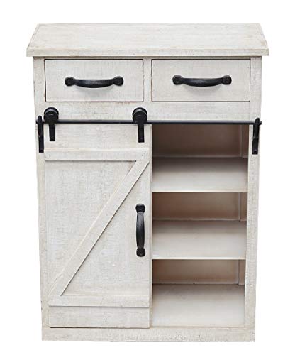 Charming Farmhouse Wood Cabinet with Ample Storage Space