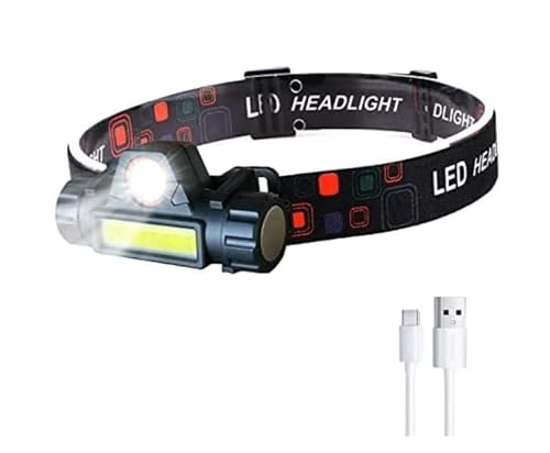 Chasinglee Rechargeable LED Headlamp, Super Bright and Waterproof