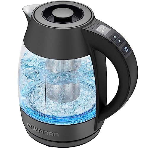 Chefman Electric Kettle with Custom Steep Timer