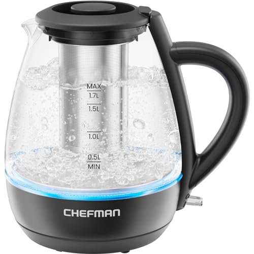Chefman Electric Kettle with Tea Infuser