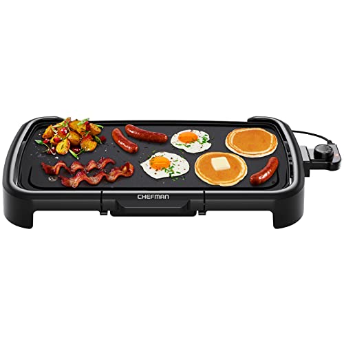 Chefman XL Electric Griddle with Removable Temperature Control