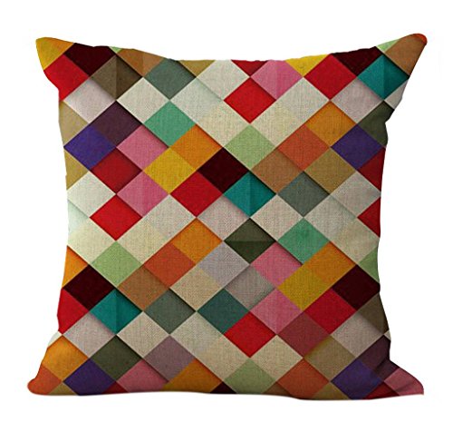 Abstract Geometric Cushion Cover for Sofa, Bed, Chair - 18X18