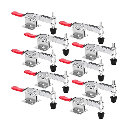 chfine 10-Pack Woodworking Toggle Clamps 220lbs Capacity