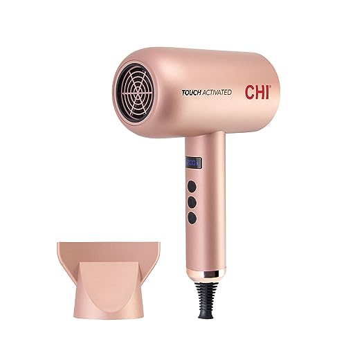 CHI Touch Activated Compact Hair Dryer with Optional Touch Sensor for Uninterrupted Styling
