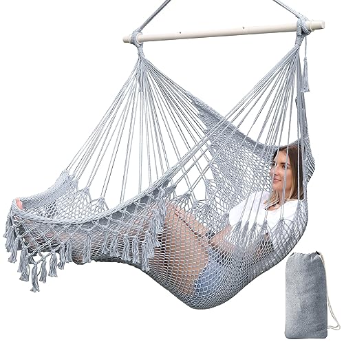 Chihee Super Large Hammock Chair - Indoor/Outdoor Swing for Garden and Yard