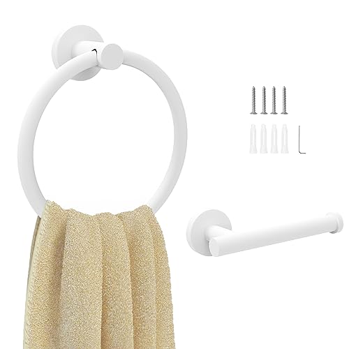 Chihod Toilet Paper Holder & Towel Ring Set