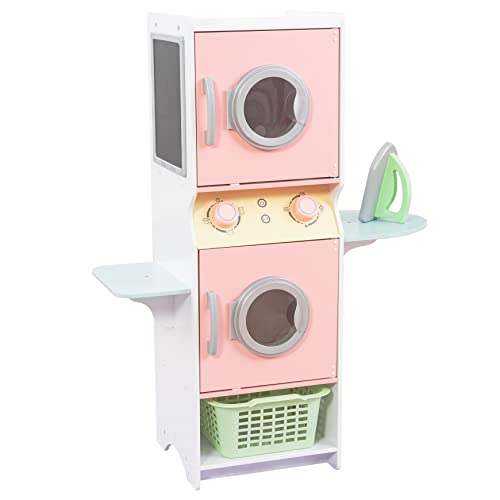 Children's Pretend Wooden Stacking Washer and Dryer Toy