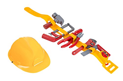 Children's Tool Belt Set with Hard Hat and Toy Hand Tools