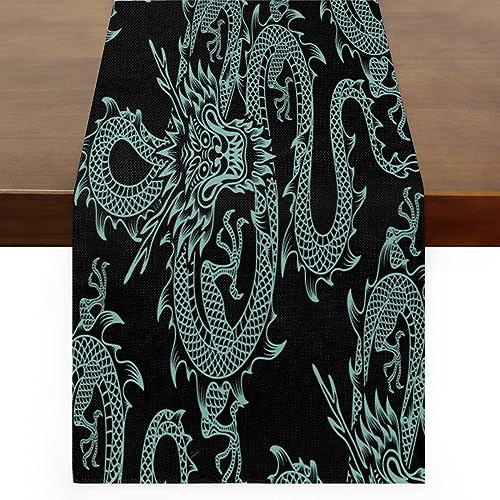 Chinese Dragon Table Runner for Wedding Party Decor" - Pardick