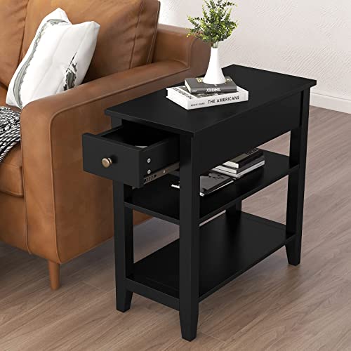 ChooChoo Side Table with Drawer and Shelf
