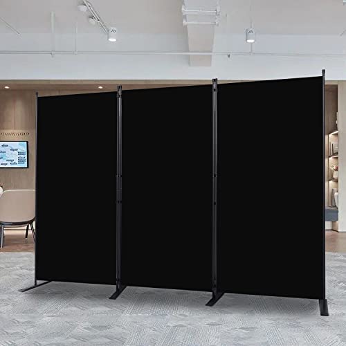 CHOSENM 3 Panel Folding Privacy Screens: Portable Room Partition