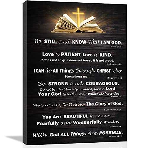 Love is Patient Love is Kind - 12”x16” Christian Wall Art
