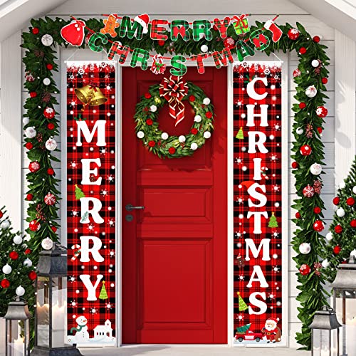 Christmas Front Door Sign Set